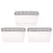 IRIS Stack & Pull Clear Plastic Storage Boxes with Gray Lid